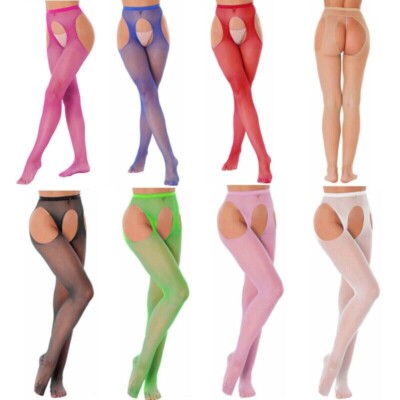 Womens Underwear Fishent Pantyhose Shiny Stockings Trousers Bodystocking Sexy