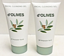 lOT OF 2 NEW D'OLIVES FACIAL CLEANSING GEL 1.7 OZ EACH made in SPAIN 