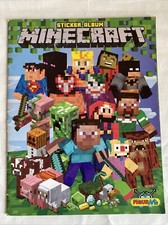 MADE IN MEXICO Minecraft STICKER ALBUM FIGURArte MISSING A LOT OF STICKERS