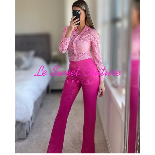 ZARA WOMAN NWT SS22 FUCHSIA SATIN 