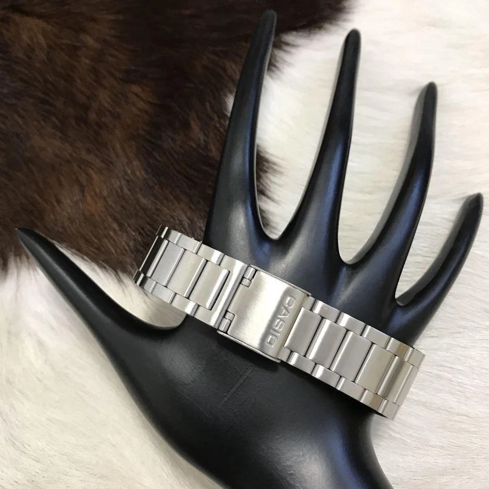 CASIO DATA BANK BATERÍA 10 AÑOS Reloj Hombre Cuarzo Digital Plateado Funciona Foto 4 de 4