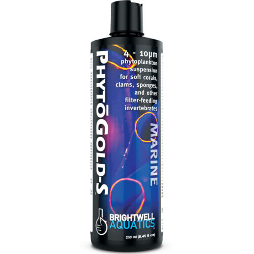 Brightwell Aquatics PhytoGold-S 250mL Phytoplankton for Soft Corals and Clams - Picture 1 of 1