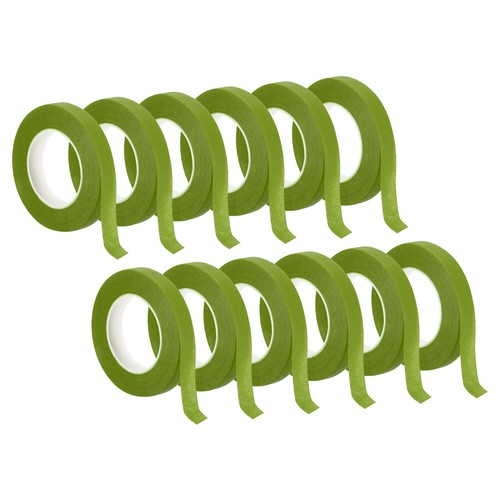 12Roll 30Yard Floral Tape Florist Tape Crepe Paper Bouquets Tapes