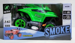 Skidz Green 4WD Smoke Fog 1:14 scale RC 