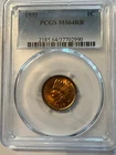 1893 Indian head cent PCGS MS-64 RB, nice coin w/ lots of red
