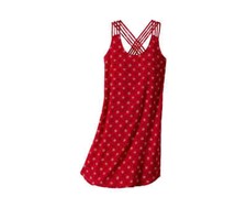 Mountain Khakis Emma Strap Dress Engine Red Size Medium New
