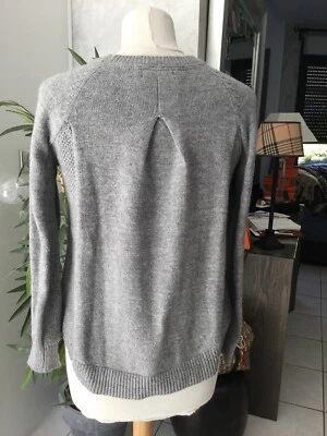 Pull GRACE & MILA taille S gris angora tres bon etat - Photo 1/4
