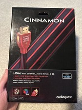 AudioQuest Cinnamon High Speed HDMI Cable with Ethernet 2M 