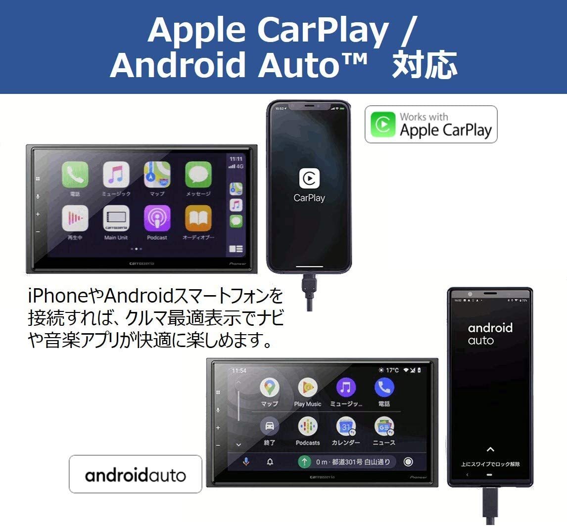 Carrozzeria Pioneer DMH-SZ700 Hi-Res Amazon Alexa Apple Car Carrozzeria Pioneer DMH-SZ700 Hi-Res Amazon Alexa Apple Car