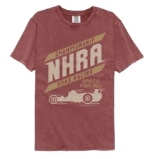 National Hot Rod Association Adult T- Shirt Championship Drag Racing Speedway
