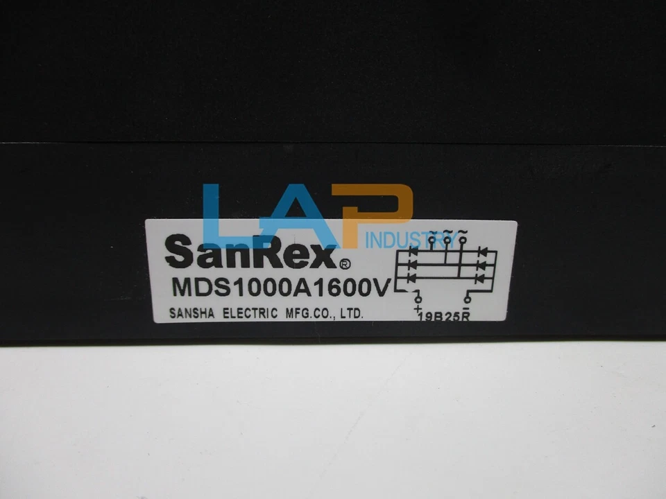 1PCS NEW FOR SanRex 3-phase Rectifier Bridge Module MDS1000A1600V MDS1000A 1600V - Image 2 of 4
