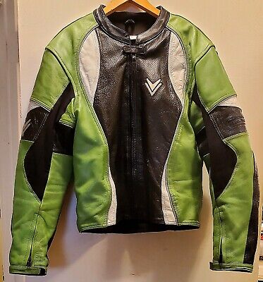 Frank Thomas Leathers Motorcycle Jacket Size UK 46 XL LIME Frank Thomas Leathers Motorcycle Jacket Size UK 46 XL LIME