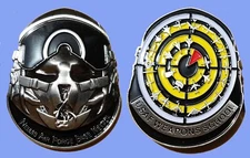 US AIR FORCE FIGHTER WEAPONS SCHOOL CHALLENGE COIN 2" 98