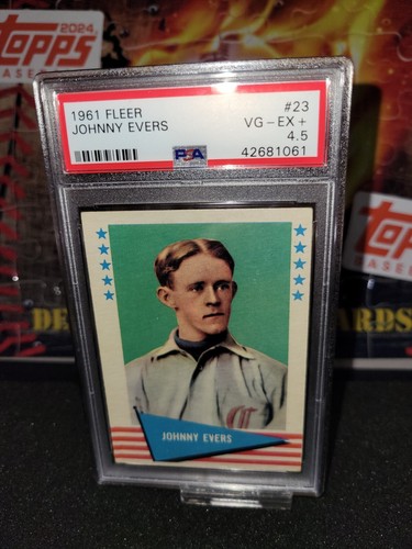1961 Fleer Johnny Evers #23 card