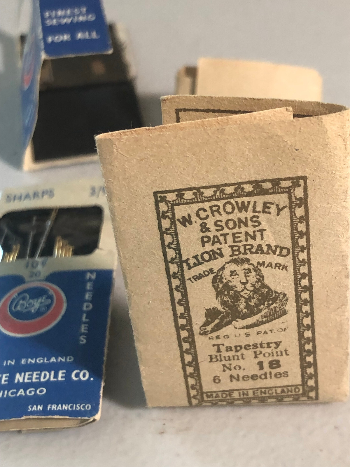 VINTAGE SEWING NEEDLE PACKETS LOT eBay