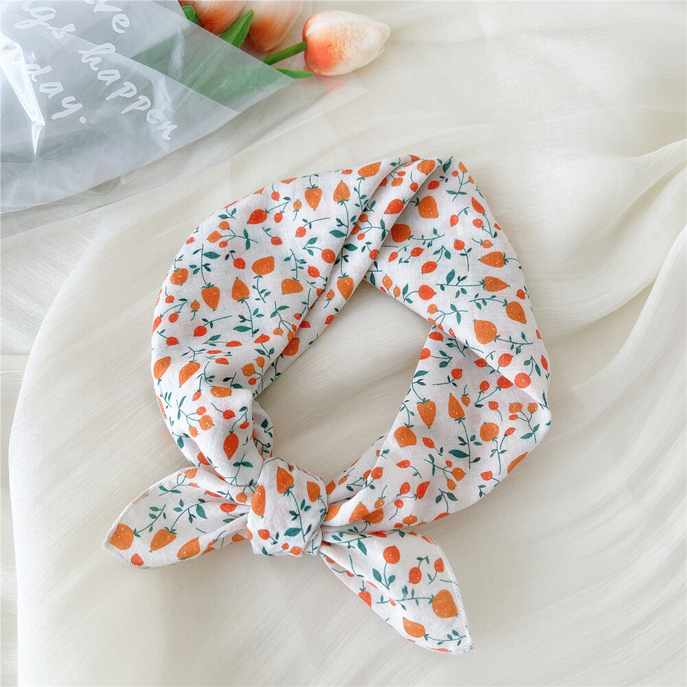 Sciarpa Di Seta Quadrata 90x90 Cm | Foulard Per Capelli E Collo | Accessorio Moda Donna - 2