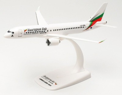 Maquette Avion Herpa Airbus A220-300 Delta Air Lines N302DU - Échelle 1:500 - Modèle Métal De Collection Sans Support
