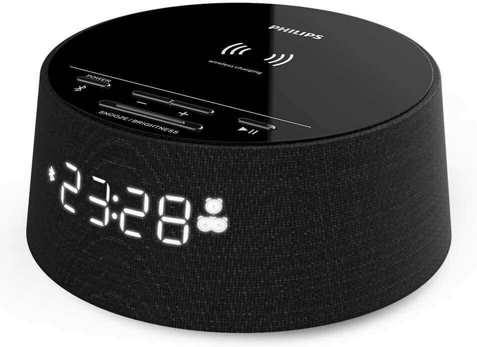 Philips Digital Wecker Pr702 Bluetooth, Kabelloses Qi-ladegerät Sleep
