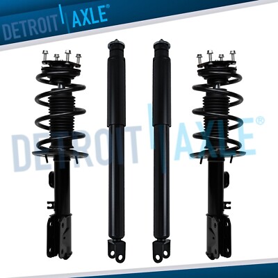 Complete Strut & Shock Kit For 2011-2013 Ford Explorer AWD - Front Struts W/Springs + Rear Shocks