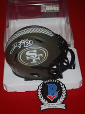 RICKY WATTERS San Francisco 49ers signed STS Mini Helmet Beckett COA WZ83991