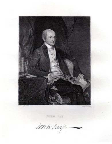JOHN JAY, Statesman, Patriot, Diplomat, Founding Father of USA