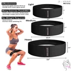 Resistance Bands Ladies Fabric Booty Bands Hip Circle Legs Glutes Squat Exercise