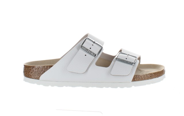 Birkenstock Womens Arizona White Sandals EUR 39 (1192495) for sale online | eBay