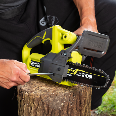 Battery Powered Home Depot Ryobi Cordless Mini Chainsaw 18V ONE+