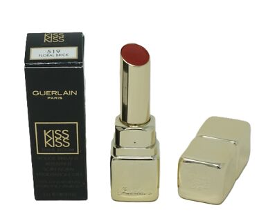 Guerlain KissKiss Shine Bloom Lipstick 519 Floral Brick  3,2g