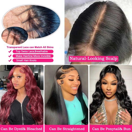 Body Wave Silk Base Full Lace Human Hair Wig Glueless 5x5 Silk Top Full Lace Wig - 第 8/12 張圖片