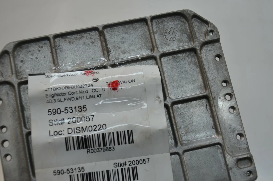 2011 丰田 Avalon 发动机电脑 89661-07570 3.5L 升 PCM ECM — 第 4/4 张图片