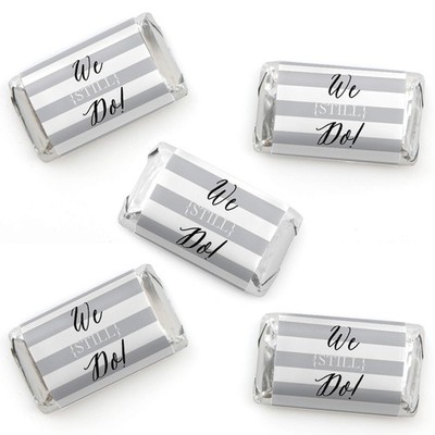 Big Dot of Happiness We Still Do - Wedding Inches, Gray, White, Black