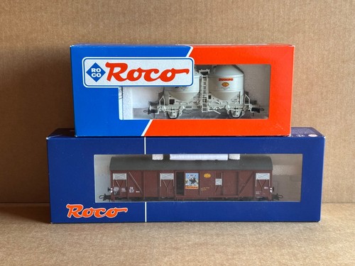 Roco H0 46092 & 66219 - Futtermittel-Wagentransportset JOSERA der DB, NEU! | Zustand: Neu