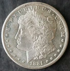1881 S $1 Morgan Silver Dollar