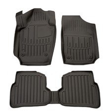 Gummifußmatten für VW Polo 6R 2009-2017 3D Schalen Set Automatten