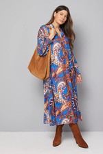 Wallis Blue Smock Dress Womens Daywear Dresses