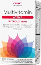 GNC Women's Multivitamin Active Without Iron |Supports an Active Lifestyle  180