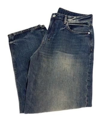 H&M Loose Ample Jeans Mens 36x32 Blue Cotton Medium Wash Denim