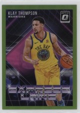 2018 Panini Donruss Optic Express Lane Lime Green Prizm /149 Klay Thompson 08uw