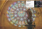SPAIN. MAXICARD. STAINED GLASS WINDOW OF BURGOS CATHEDRAL. 2019. ATM