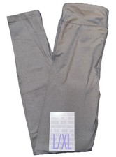 NWT LuLaRoe Kids L/XL 8-14 Solid Medium Gray Leggings