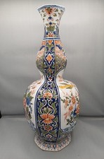 Vase en faïence de Delft – Signé Pieter Adriaensz Kocks (APK) – Décor polychrome