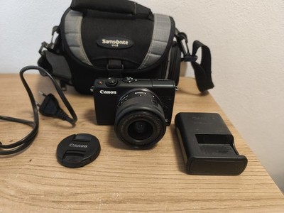 Canon EOS M100 Spiegellose Systemkamera Schwarz Set 15-45 mm Objektiv