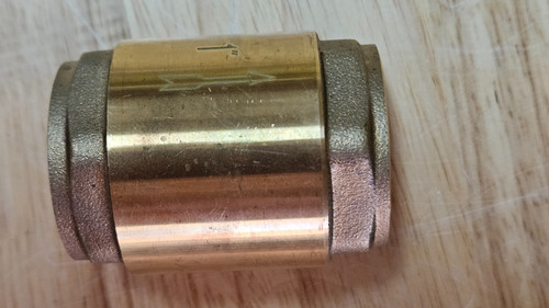1 inch Brass One Way Check Valve Backflow Preventer Female NPT Threads