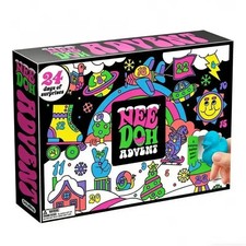 2026 NeeDoh Advent Calendar Gift 24 Day 3D PVC Sensory Squeeze Dolls Countdown