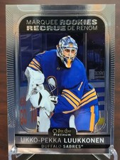 2021-22 O-Pee-Chee Platinum Ukko-Pekka Luukkonen Marquee Rookies RC #215 Buffalo