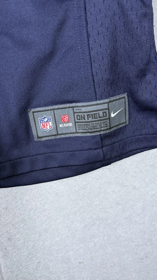 Camiseta de fútbol americano de los Houston Texans para mujer grande azul de la NFL J.J Watt 99 Nike On Field Foto 2 de 4