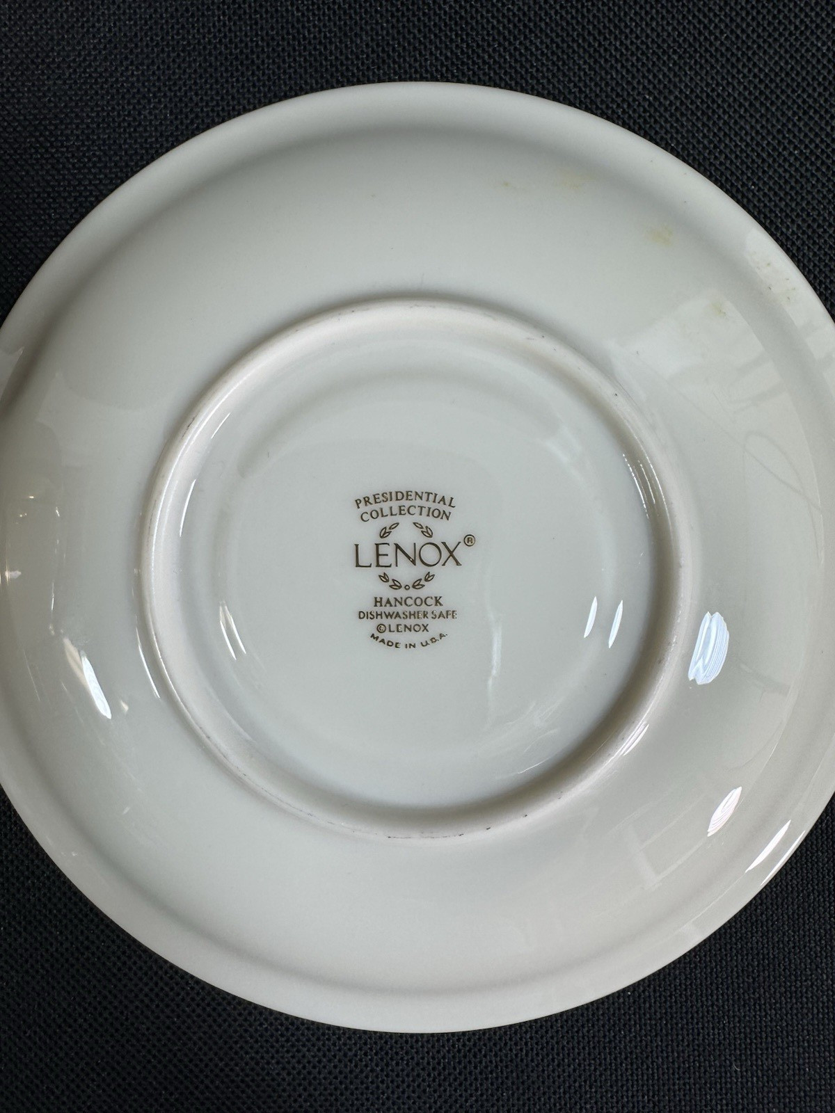 Lenox Presidential Hancock~Footed Cup and Saucer Set~1st Quality~Perfect~USA