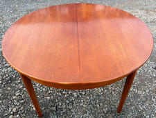 Round Extending Teak Dining Table Vintage Retro Mid Century FREE GB DELIVERY🚚🚚