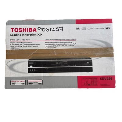 Toshiba SD-V296 DVD/VCR Combination Player - Black for sale online